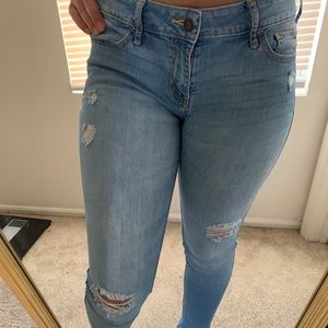 size 5r low rise hollister jeans